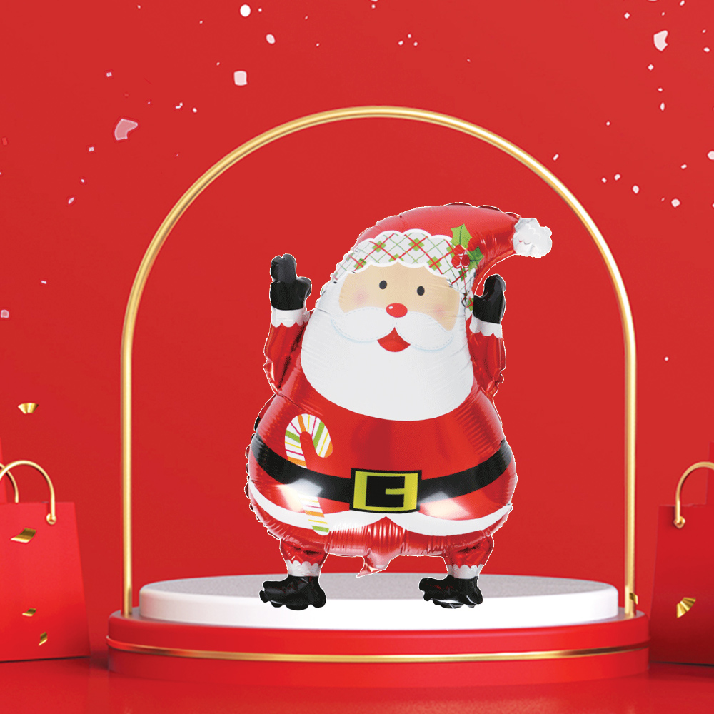 크리스마스풍선 홈파티 성탄절 이벤트 용품 (안녕산타)