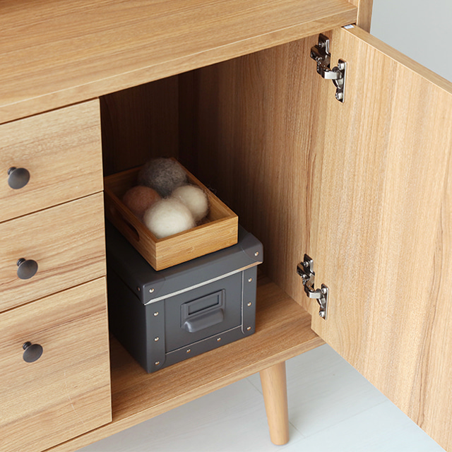 폴라보 콘솔수납장 CAM16090 900X400X1600MM, 5단, 캄포어베니어 2496.0444