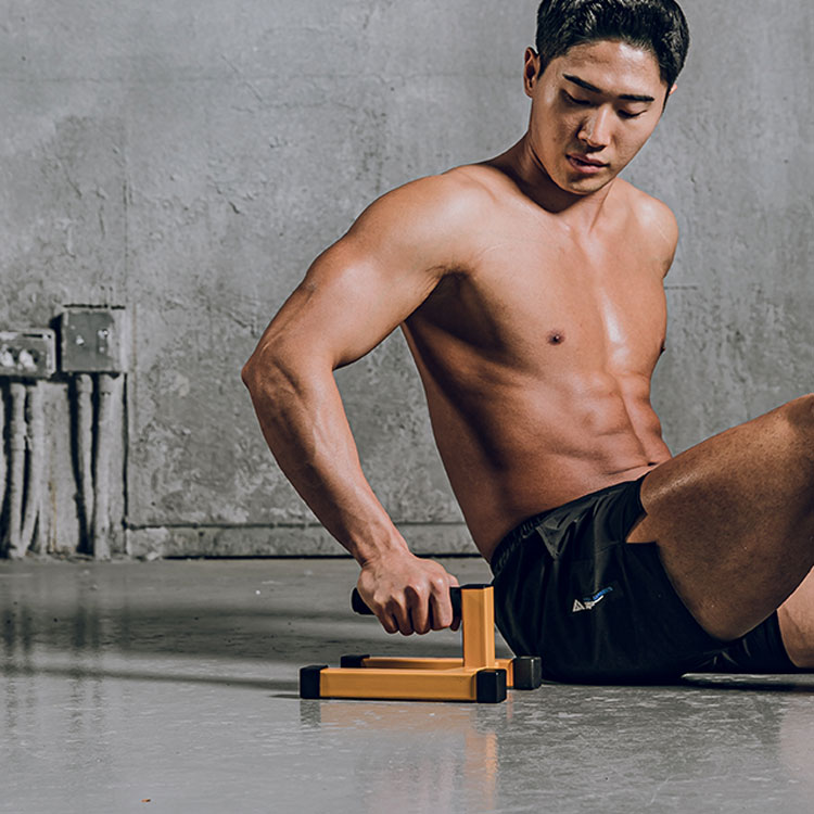 헬스럽 맥시멈 푸쉬업바 강철 팔굽혀펴기 기구 홈트레이닝 가슴운동 멀티홈짐 플란체 - 상세 이미지 2