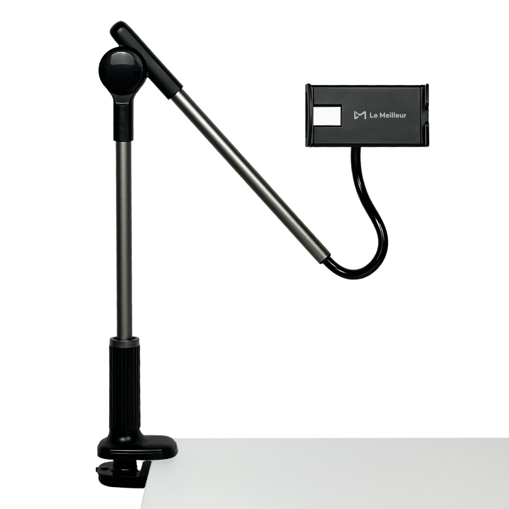 르메이어 자바라 거치대 누워서 스마트폰 탭 패드 태블릿 침대 고정