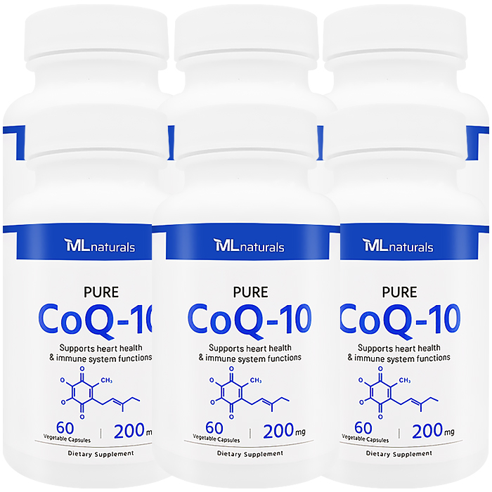 마이라이프내추럴스 퓨어 코큐텐 200mg 알약 60캡슐, 6개 - 메인 이미지