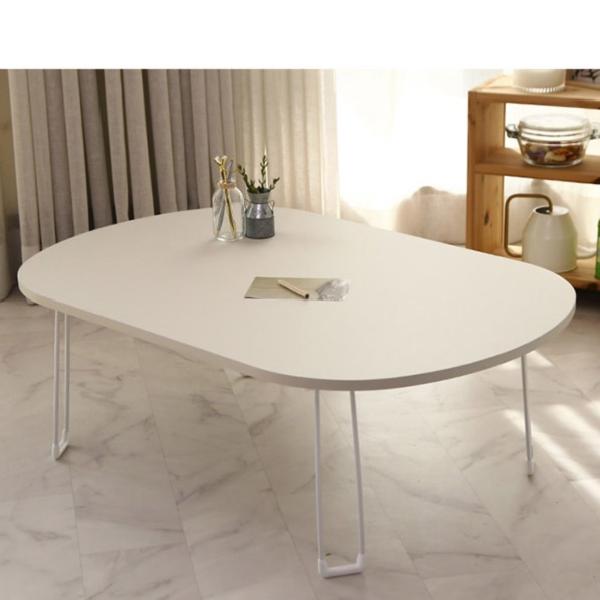 타원형좌식테이블 낮은거실테이블 접이식좌식식탁 좌탁