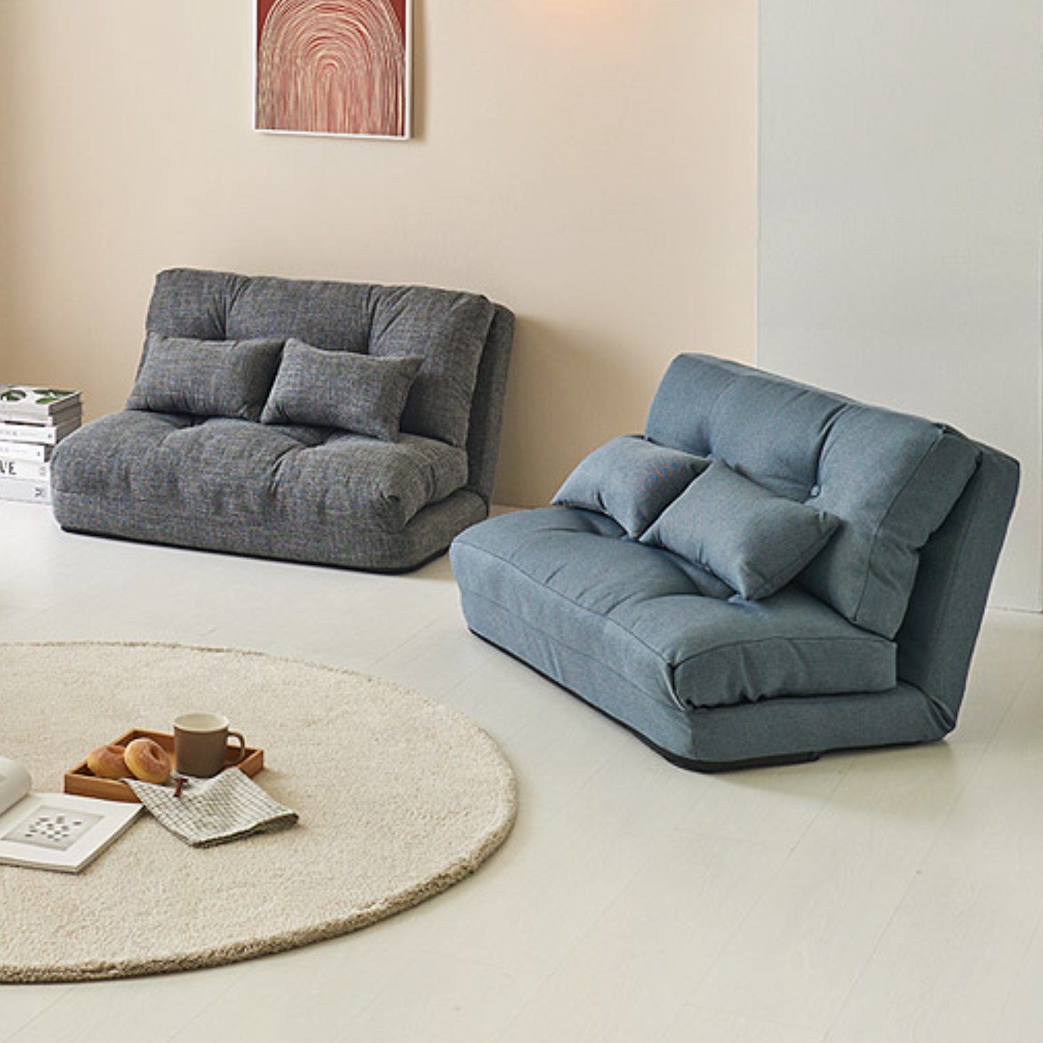 베드형쇼파 좁은거실쇼파 간이쇼파 좌식소파베드