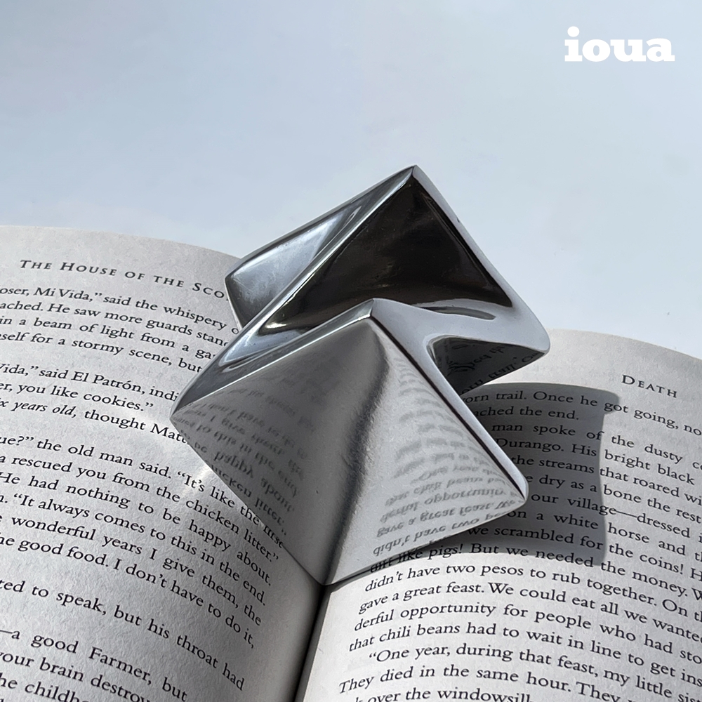 알루미늄 페이퍼웨이트 paperweight 데스크테리어 오브제 문진 핸드메이드 - 상세 이미지 5