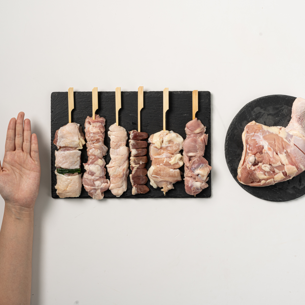 [야키토리 토리야] 닭꼬치 염통 파닭 츠쿠네 모듬 캠핑음식 요리 숯불 구이 메뉴