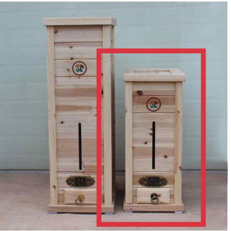 편백나무쌀통 20kg 원목쌀통 대형 쌀통 쌀뒤주 - 메인 이미지