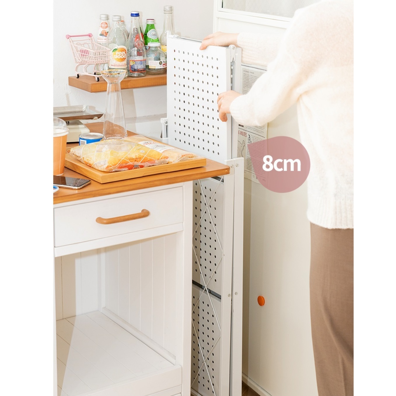 펜트리 수납장 베란다 선반장 제품 진열대 창고 짐보관 - 상세 이미지 5