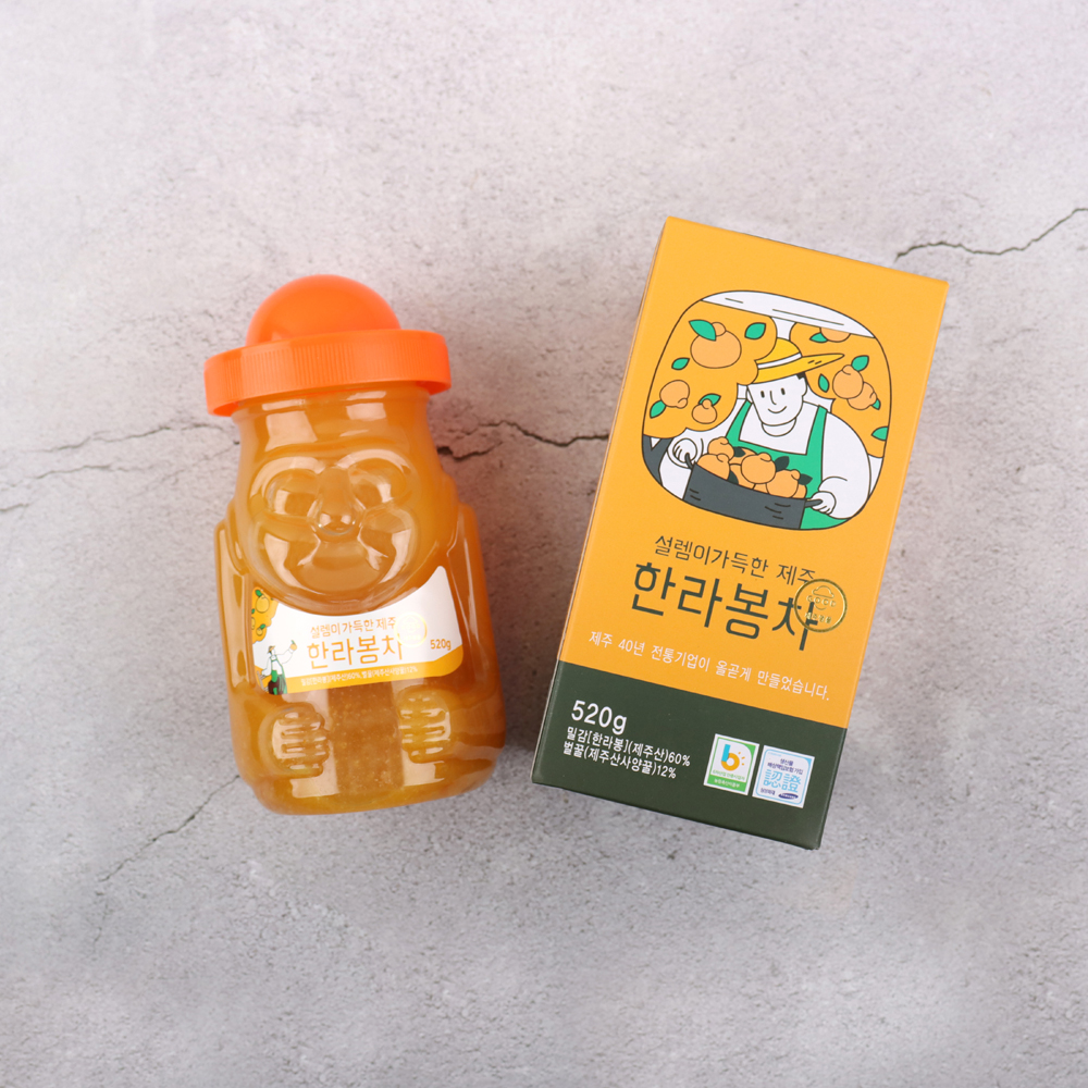 제주 설렘이가득한 한라봉차 520g 제주차 과일청 답례품 특산품 - 메인 이미지