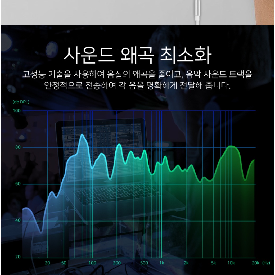 이어폰 Y 젠더 3.5 젠더 Y 케이블 오디오 마이크 컴퓨터 - 상세 이미지 3