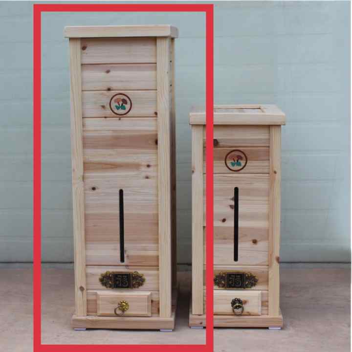 편백나무쌀통 40kg 원목쌀통 쌀뒤주 대형 쌀통 - 메인 이미지