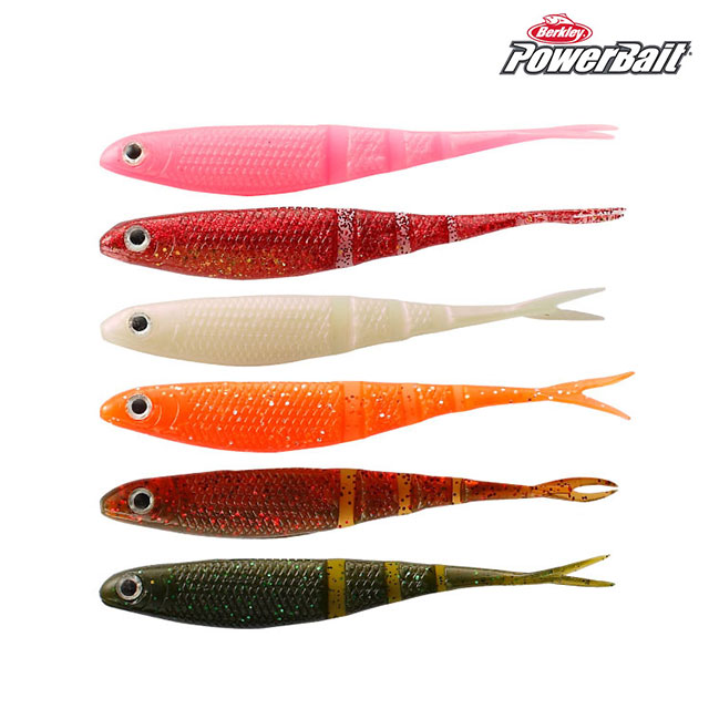 버클리 광어웜 광어다운샷웜 파워 저크쉐드 UV 멸치 12.7cm(5인치) 이미지 4