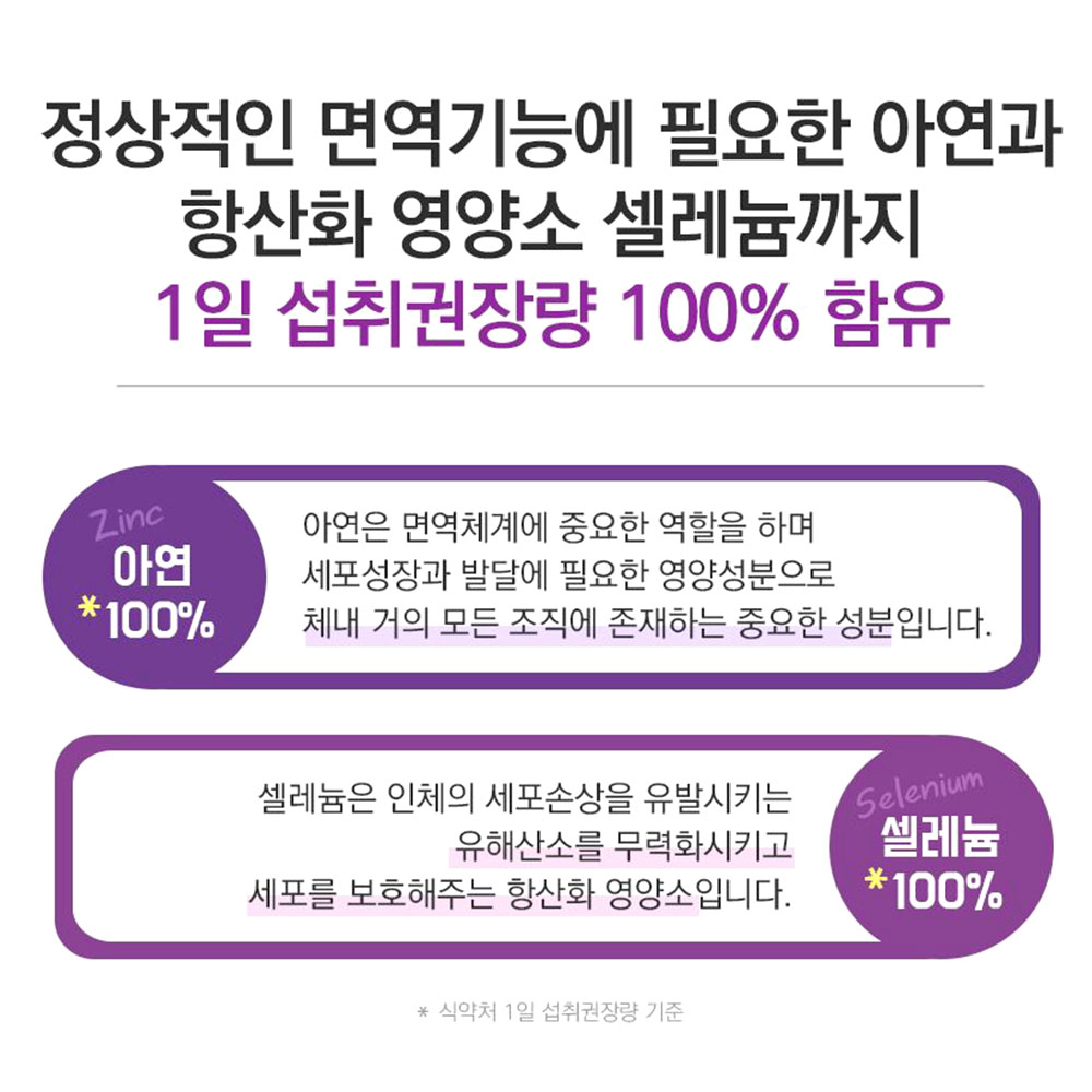 대용량 비타민B 컴플렉스 90정 아연 셀레늄 3개월분 이미지 4