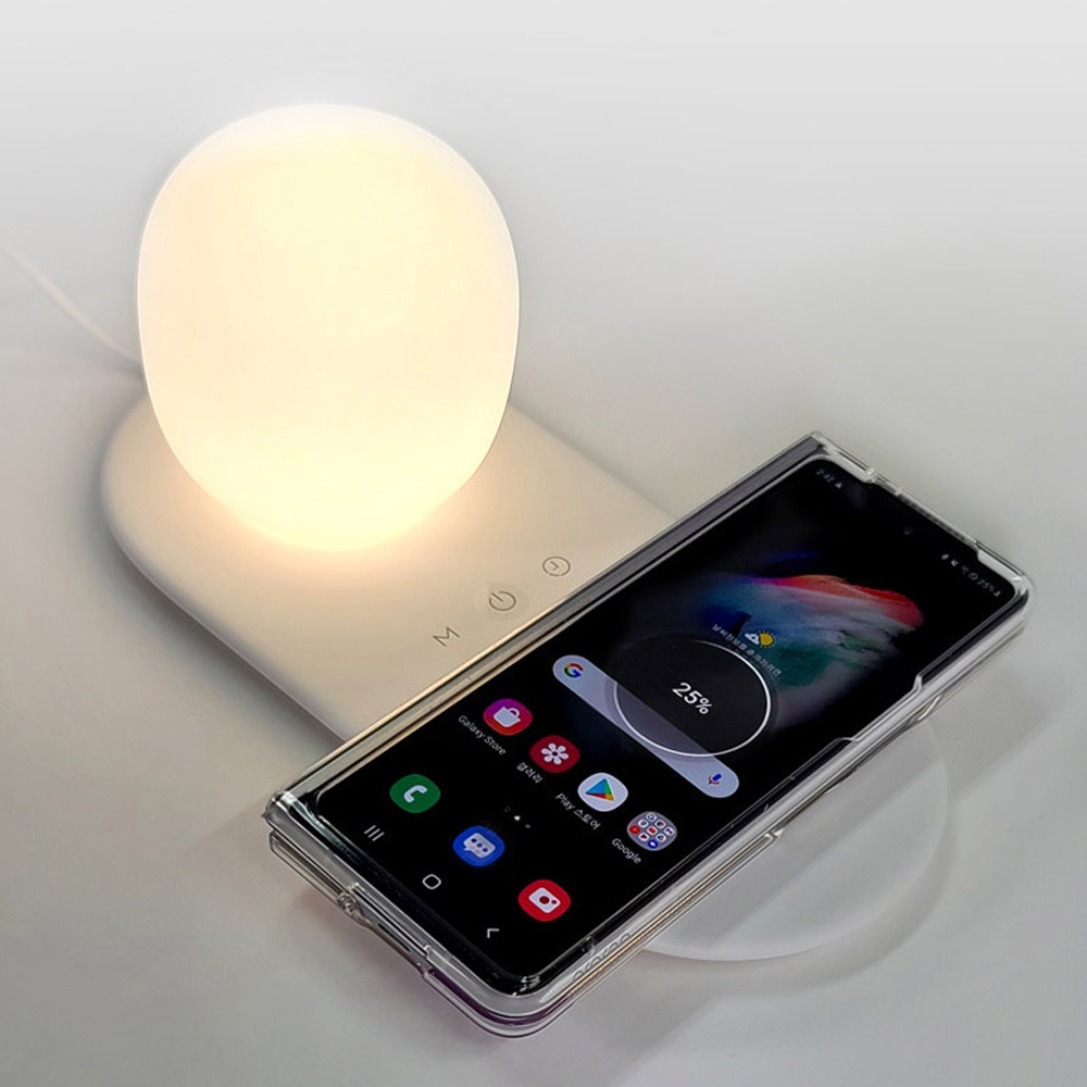 UM2 휴대폰 고속 무선충전기 LED무드조명 UMWHL10 QC30W 아답터포함 - 상세 이미지 2