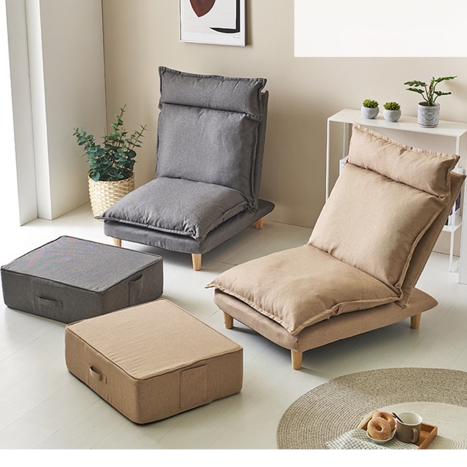 바닥쇼파 1인용 낮은소파 자취방 다리없는 저상형 소파