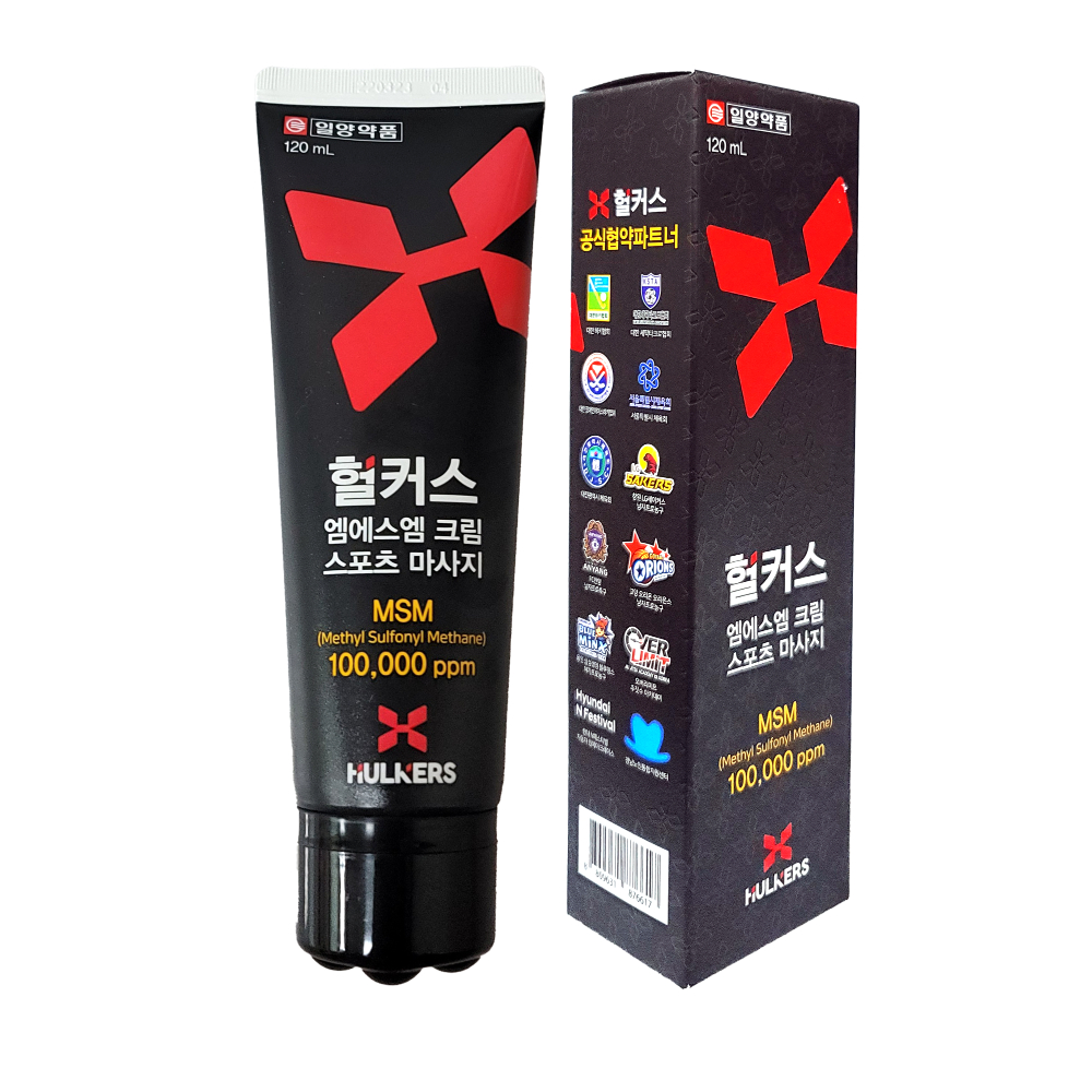 일양약품 헐커스MSM크림 스포츠마사지 120ml  식이유황MSM크림 - 상품 이미지