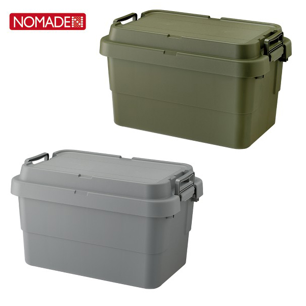 [노마드] 트렁크 카고박스 수납 박스 테이블 캠핑 차박 50L