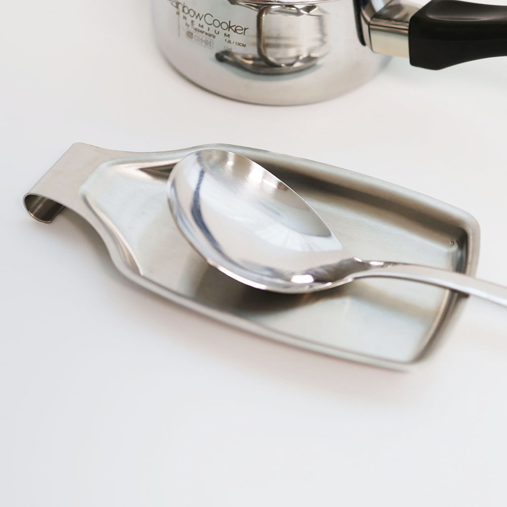 걸이형 스텐 조리도구 받침대 국자 거치대 제품 이미지