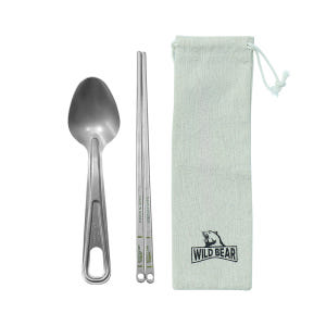 AMG 티타늄 캠핑 수저 세트 티탄 숟가락 젓가락 +WB케이스 운동러 솔직 후기 | 실사용 리뷰 - 상품 이미지 1