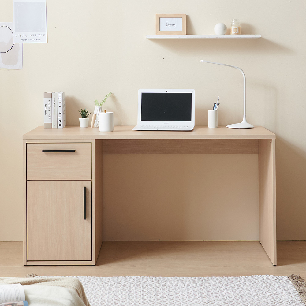 스코나 세이든 1400 USB 스마트 책상 세트(서랍포함)