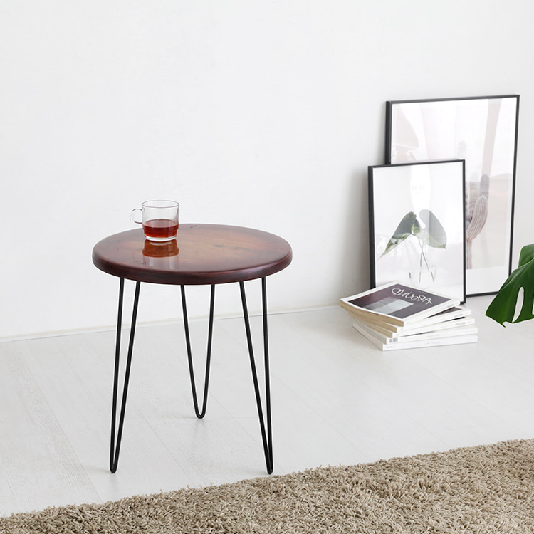 소파 높은 원목 사이드테이블 침대 거실 쇼파 협탁 미니 간이 보조 테이블