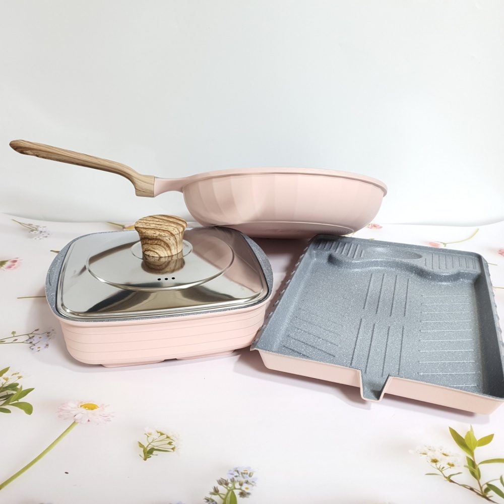 고화력 가스버너 슬림 캠핑버너 화력좋은 휴대용 브루스타 내연식 썬터치 핑크블로썸