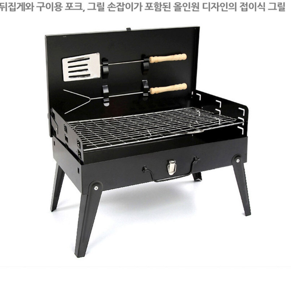 숯불 기계 미니 숯불 화로 집에서 숯불구이기 야외용 그릴 - 상세 이미지 4