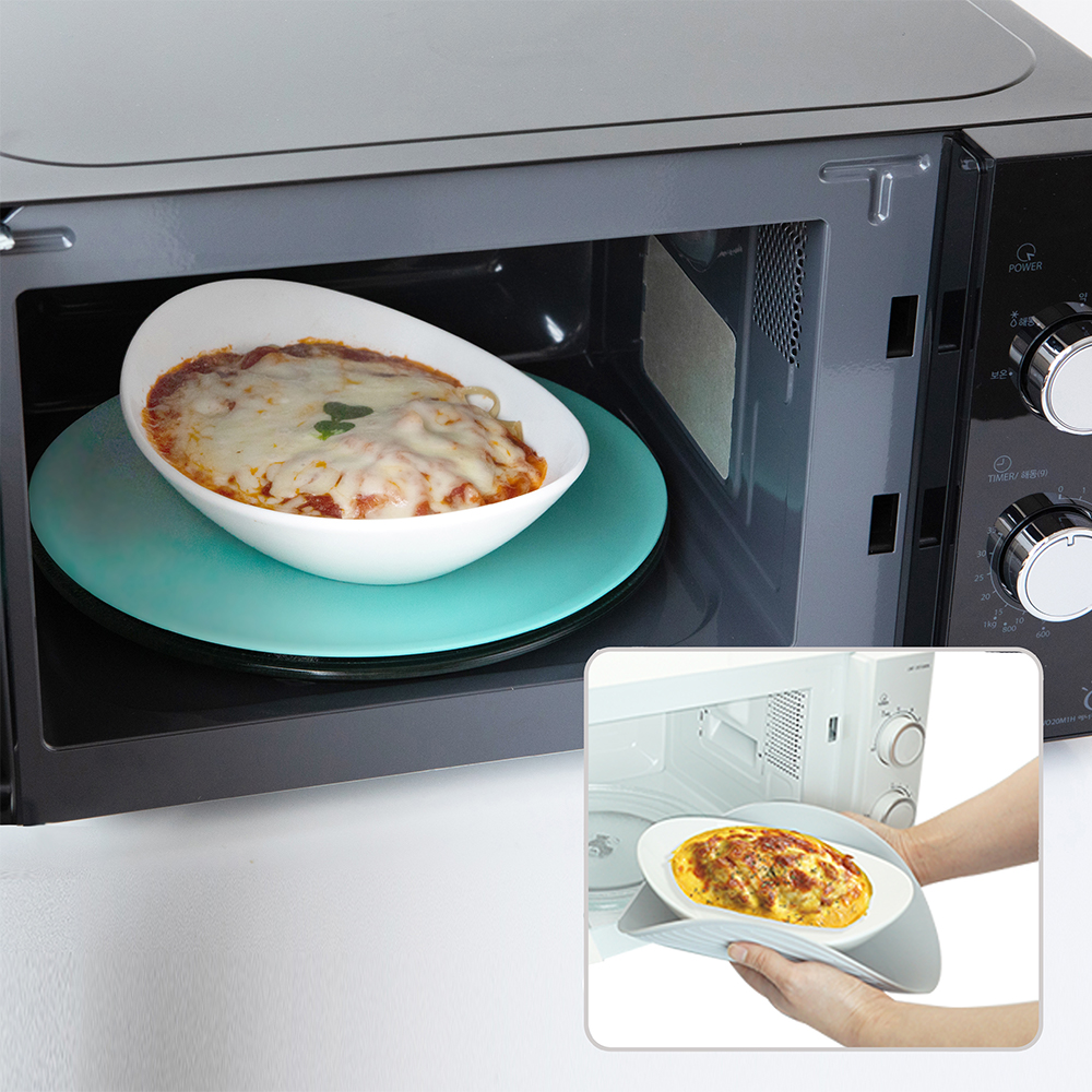 쿠지나인 전자레인지용 내열 실리콘 매트 오븐 주방 장갑 대용