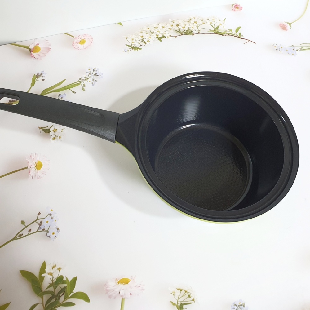 편수 냄비 18cm 라면 세라믹 코팅 통주물 키친아트 이미지 7
