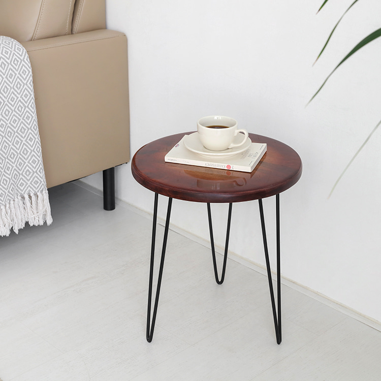 소파 높은 원목 사이드테이블 침대 거실 쇼파 협탁 미니 간이 보조 테이블