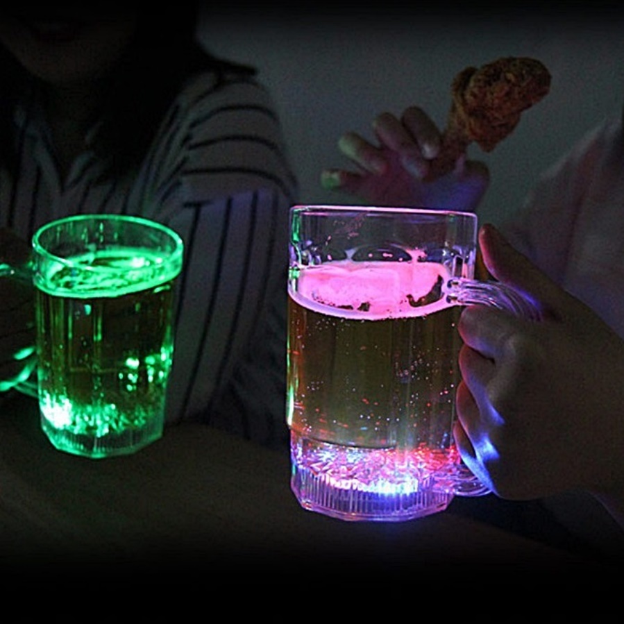 술자리 인싸템 쏘맥잔 소맥잔 LED 술잔 대형 소주잔 - 상세 이미지 5