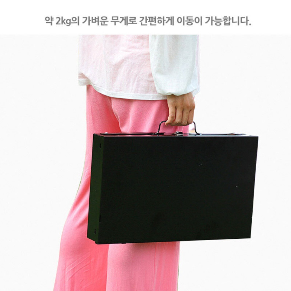 숯불 기계 미니 숯불 화로 집에서 숯불구이기 야외용 그릴 - 상세 이미지 3