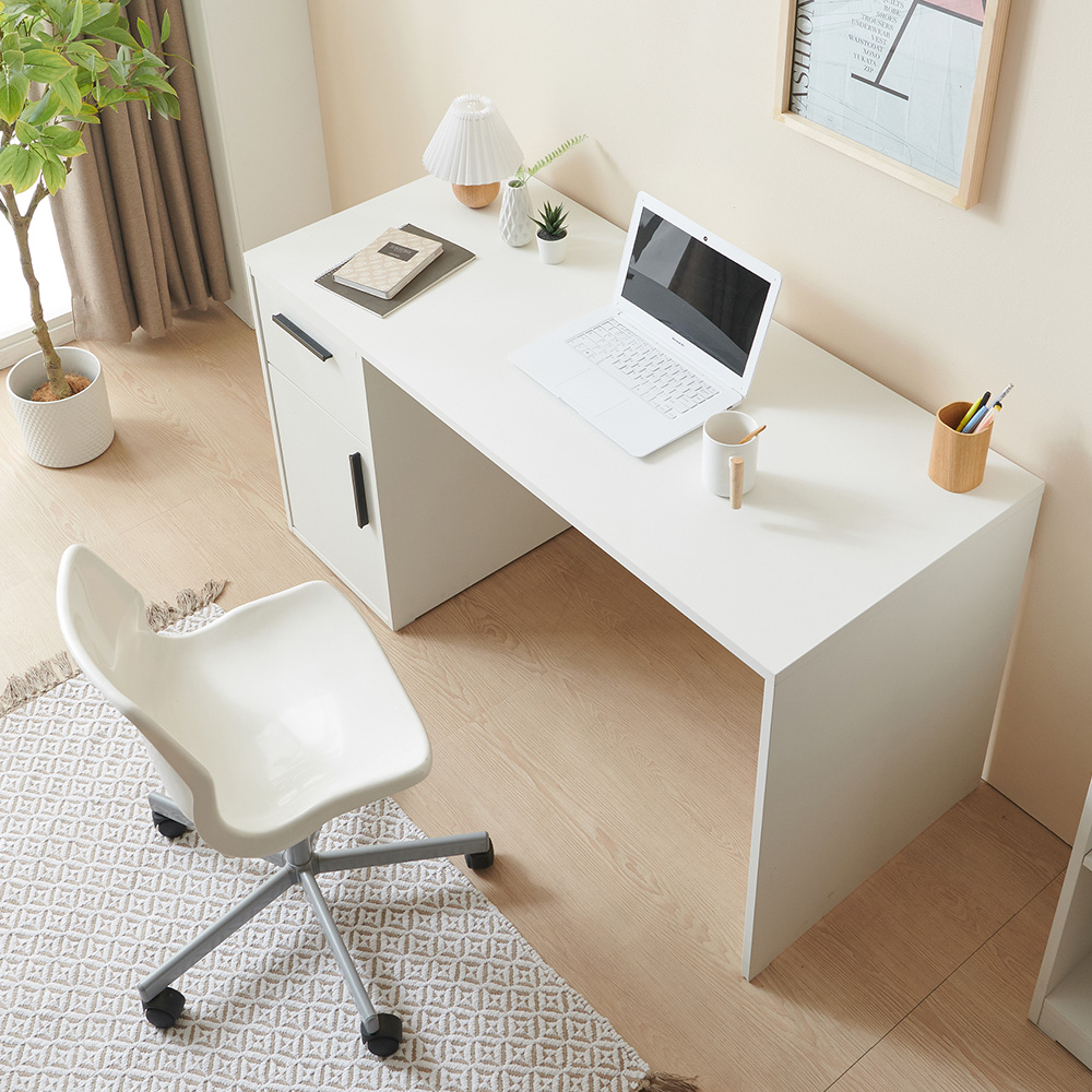 스코나 세이든 1400 USB 스마트 책상 세트(서랍포함)