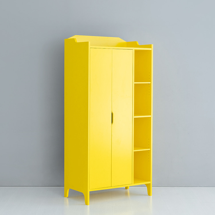 SEJEL 옷장 WRM18689B 890x500x1860mm, 2단, 옐로우 3229.0775 이미지 8