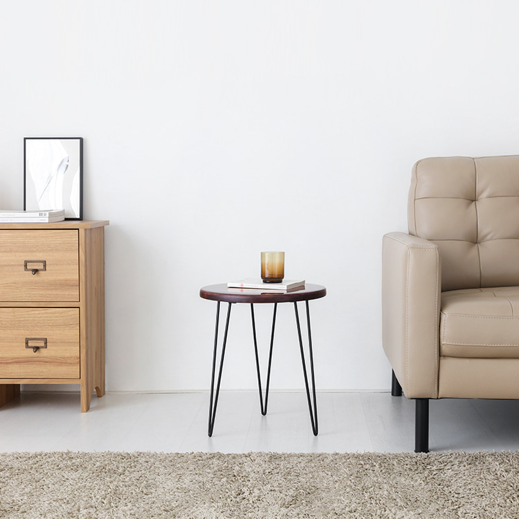 소파 높은 원목 사이드테이블 침대 거실 쇼파 협탁 미니 간이 보조 테이블