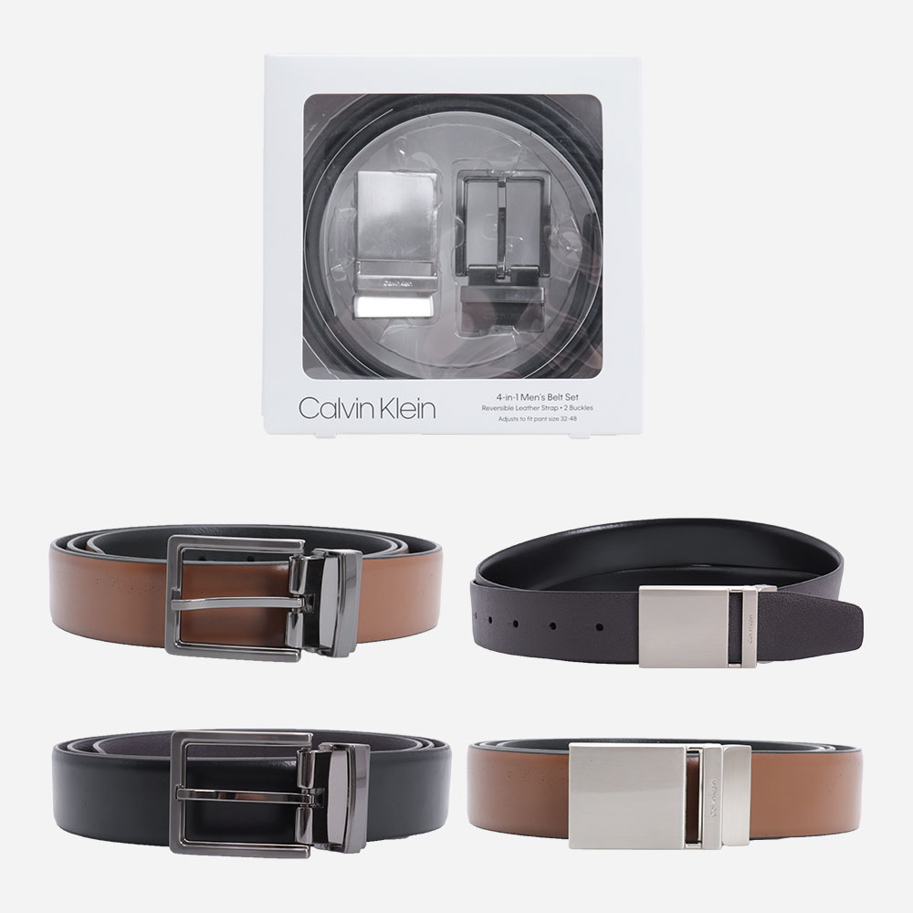 캘빈클라인 CK 버클 양면 선물용 가죽 벨트