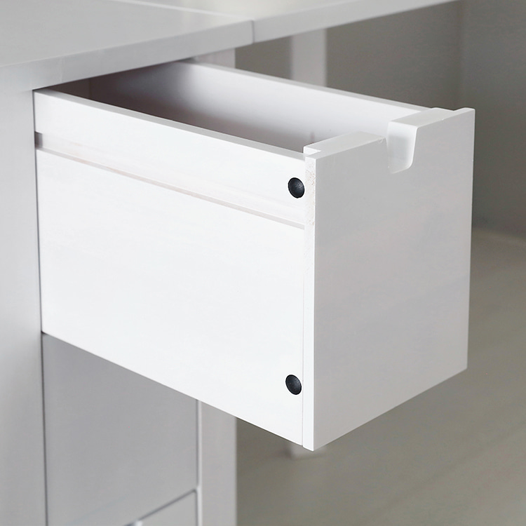 MOOKJIK 접이식원목테이블 화이트 5122.3439