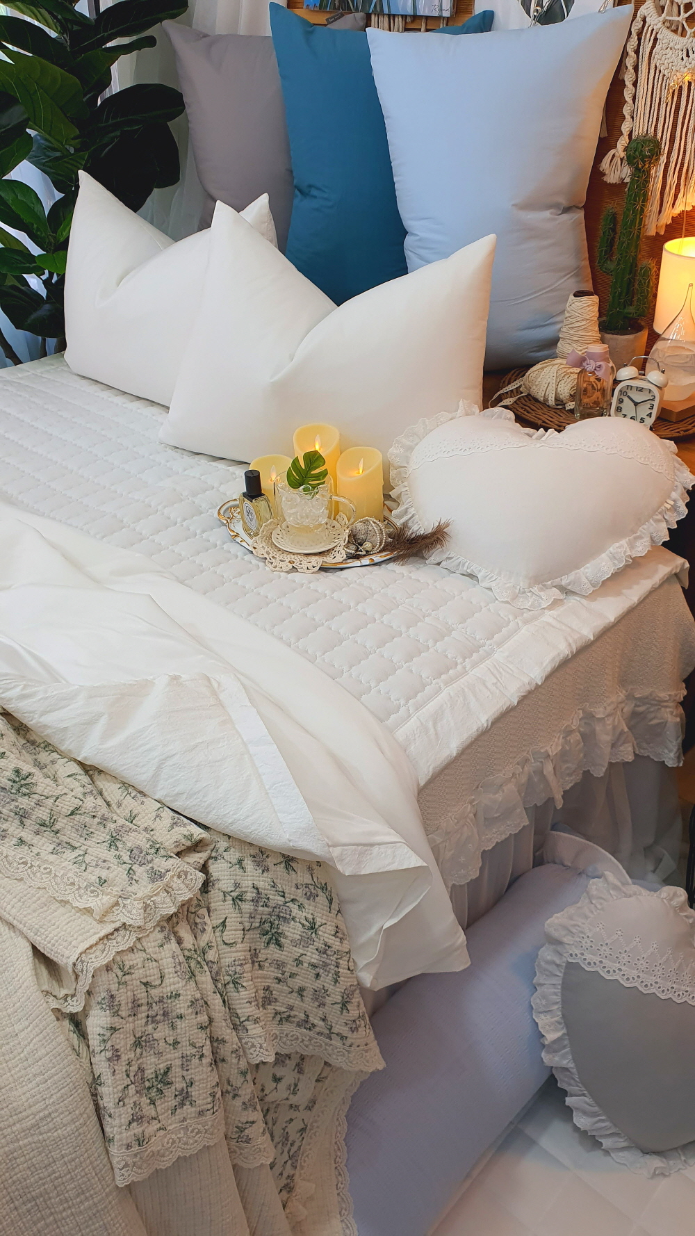 호텔식 순면 여름 냉감이불 패드 알러지케어이불