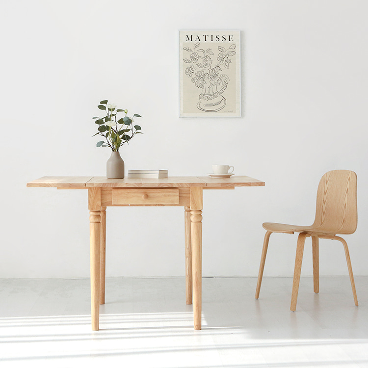 THILSKA 접이식 테이블 고무나무 1175mm, 9134.1304