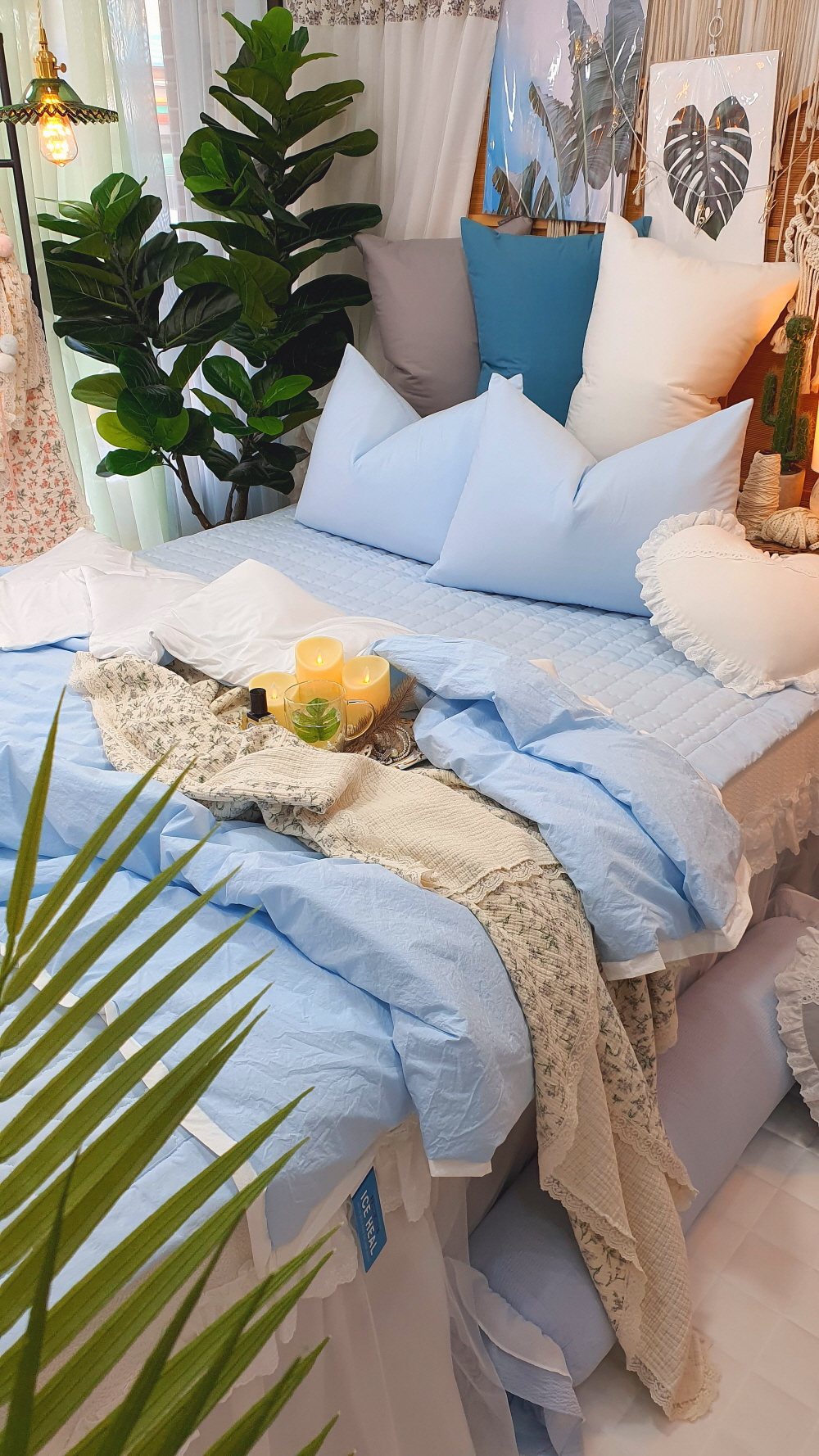 호텔식 순면 여름 냉감이불 패드 알러지케어이불