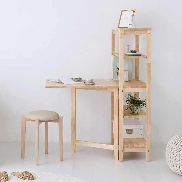 OLEZY 선반 접이식테이블 10060 고무나무 8940.0114