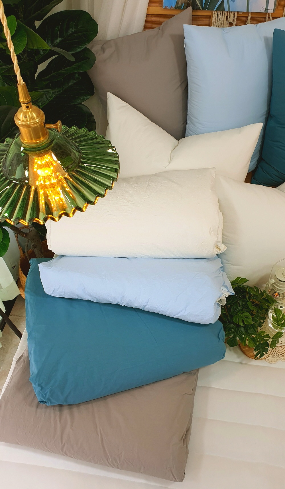 호텔식 순면 여름 냉감이불 패드 알러지케어이불