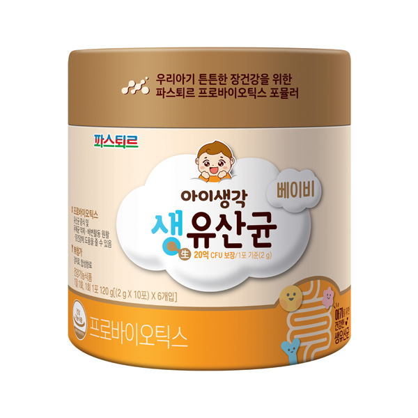 파스퇴르 유아 유산균 베이비 생유산균 2g 60포 - 상품 이미지