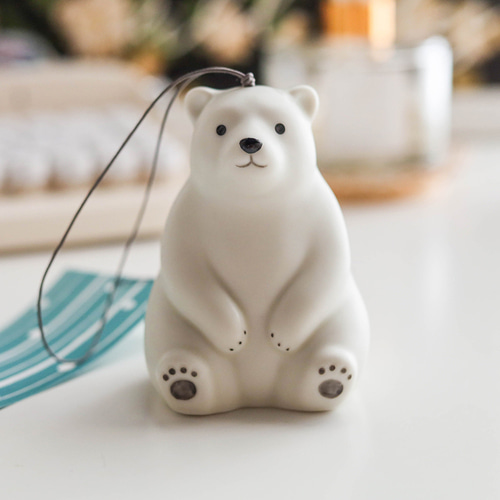 청량한 소리 도자기 동물 후우링 북극곰 펭귄 도자기 풍경