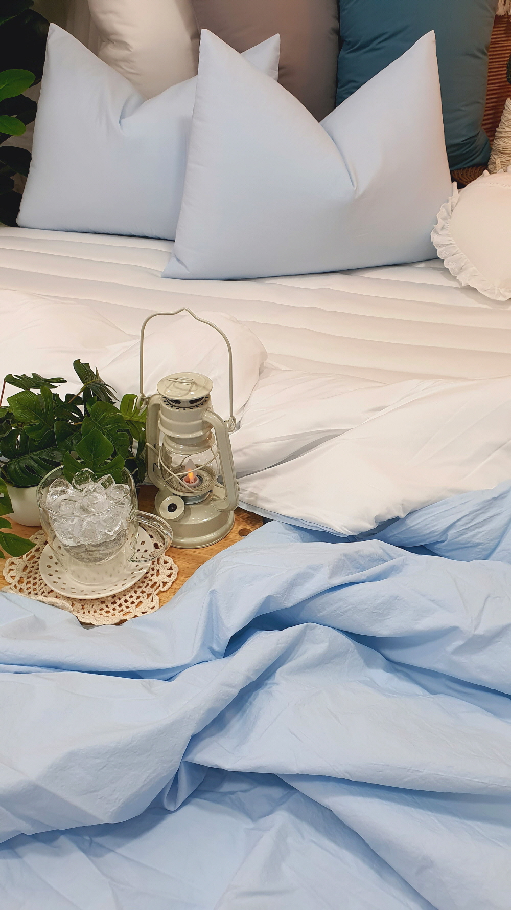 호텔식 순면 여름 냉감이불 패드 알러지케어이불