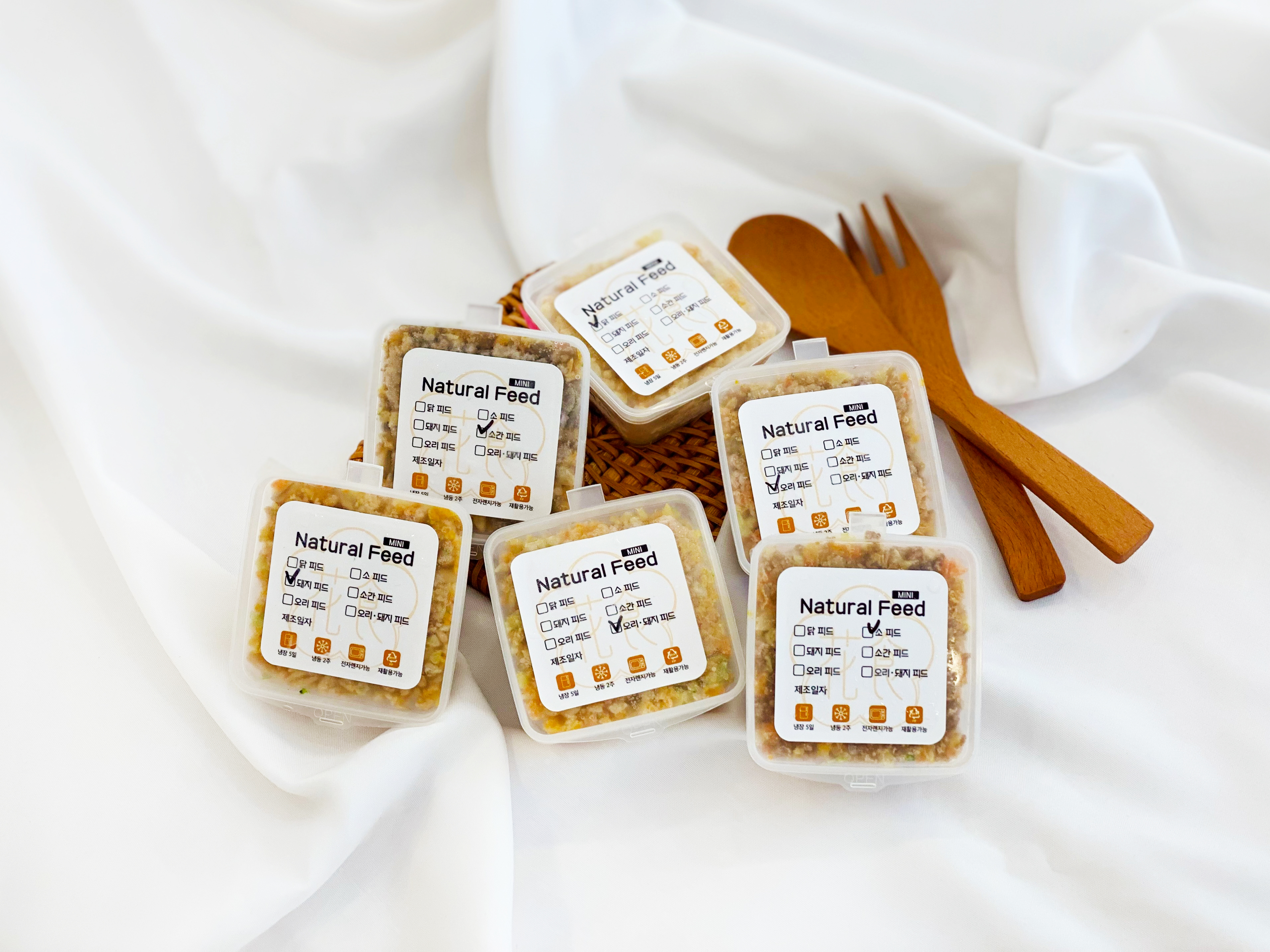 강아지 화식 내추럴피드 자연식 사료 소 미니 쇠고기, 30g, 30개 이미지 2