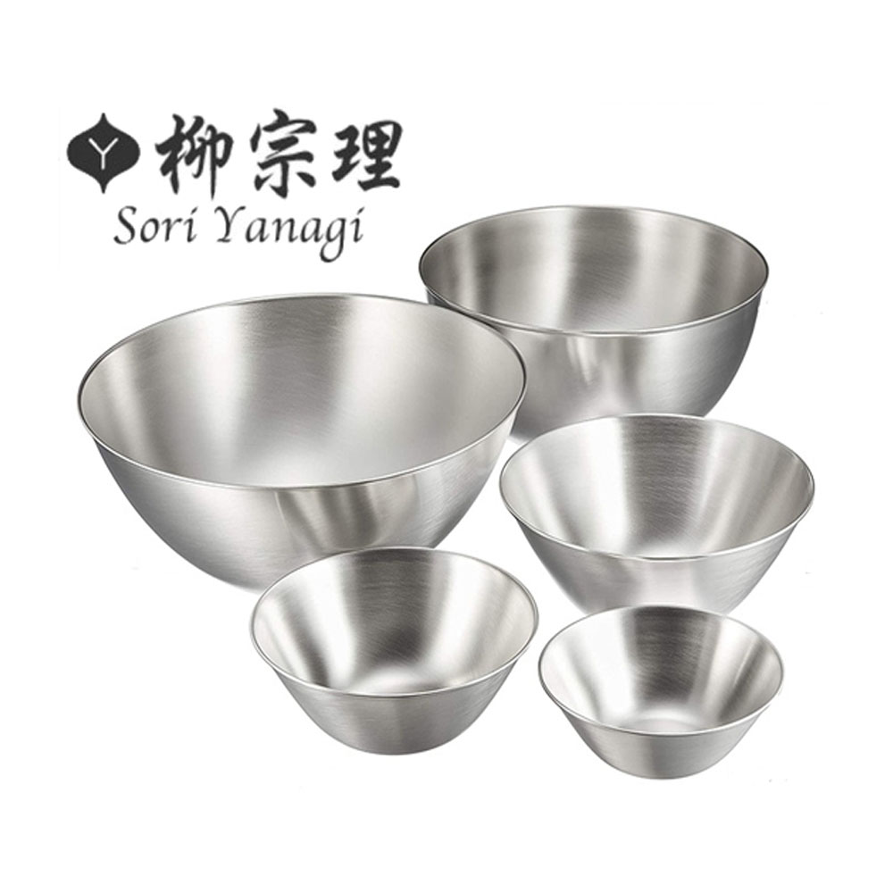 소리야나기 믹싱볼 스텐볼 야채 샐러드볼 13cm - 상세 이미지 2