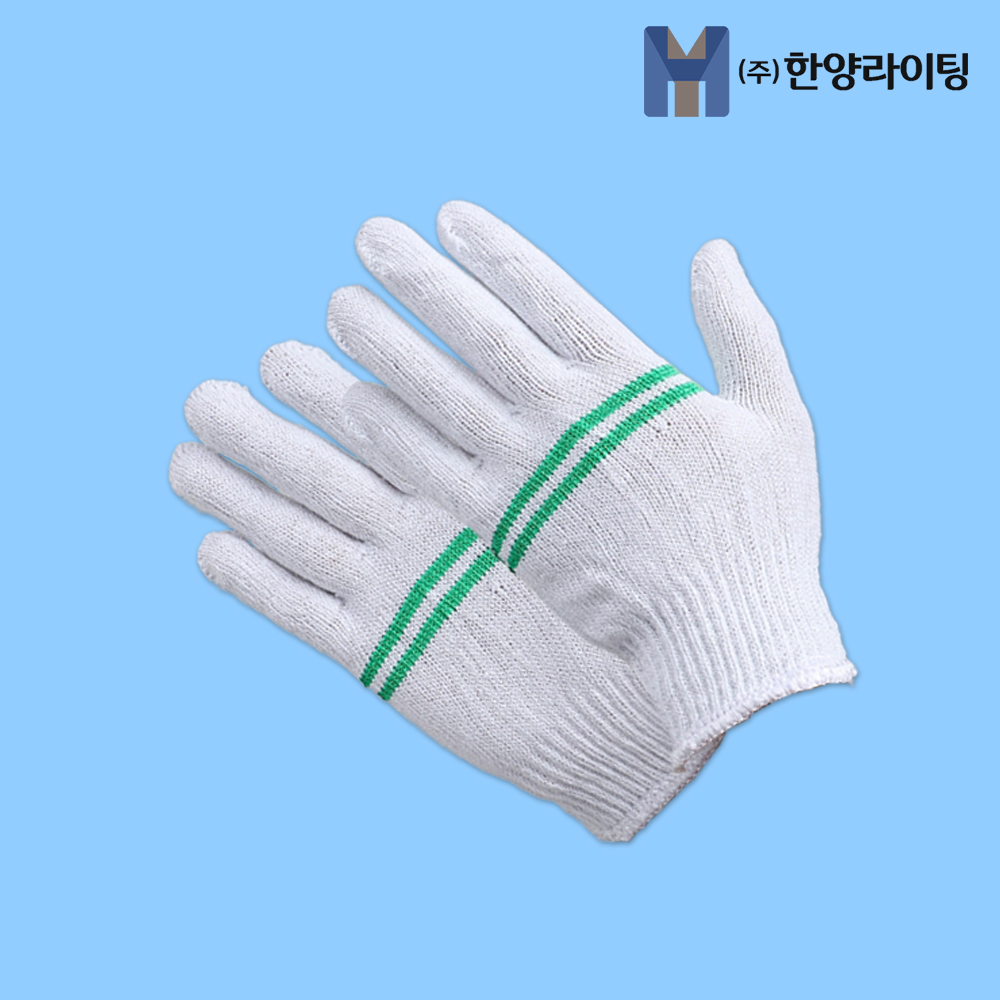 장갑 작업용 면장갑 면목장갑 40G 흑띠 - 상세 이미지 2