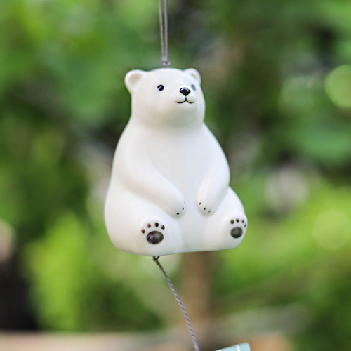 청량한 소리 도자기 동물 후우링 북극곰 펭귄 도자기 풍경