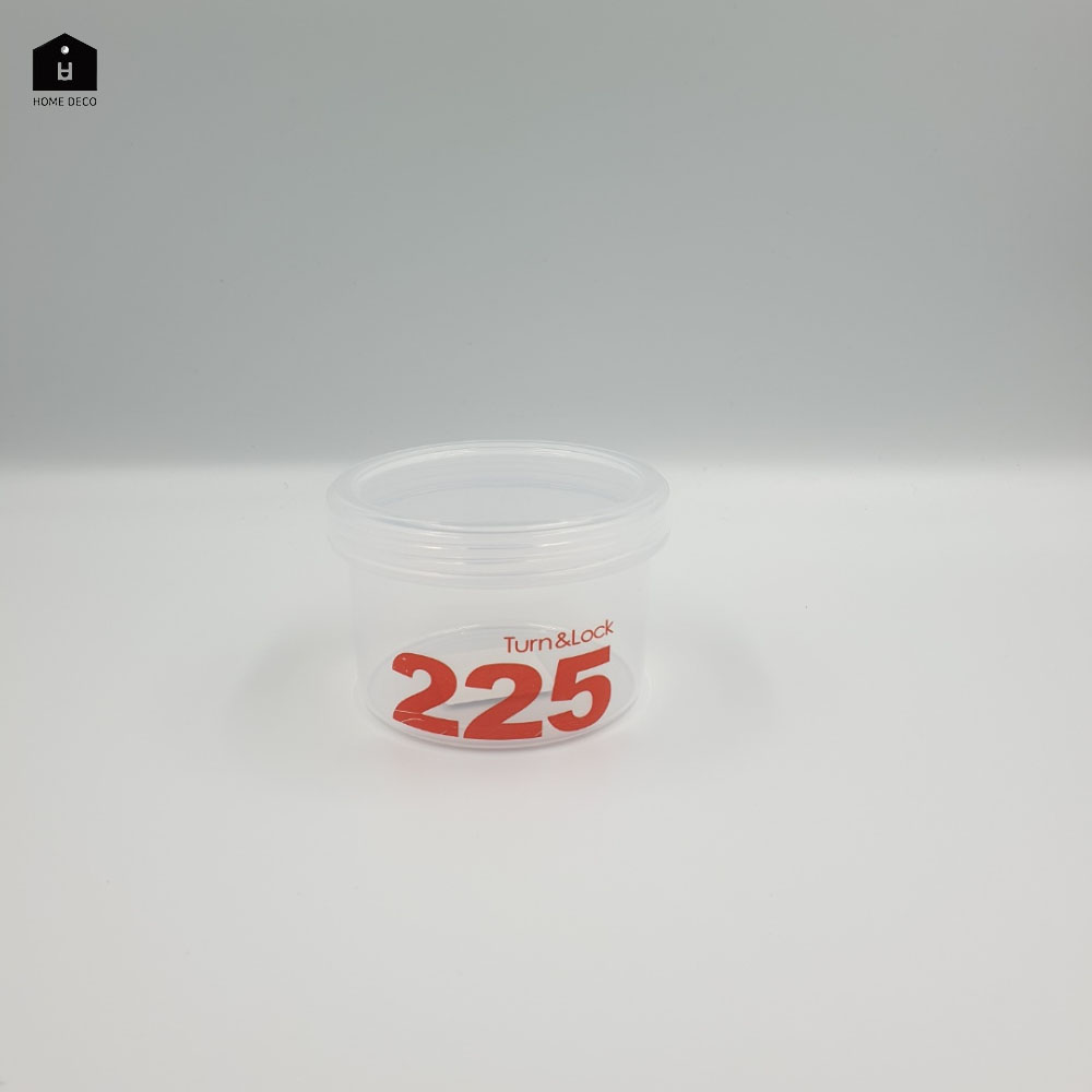 투명 그릭 요거트통 원형 소분용기 원통 턴앤락 1호 125ml - 상세 이미지 3
