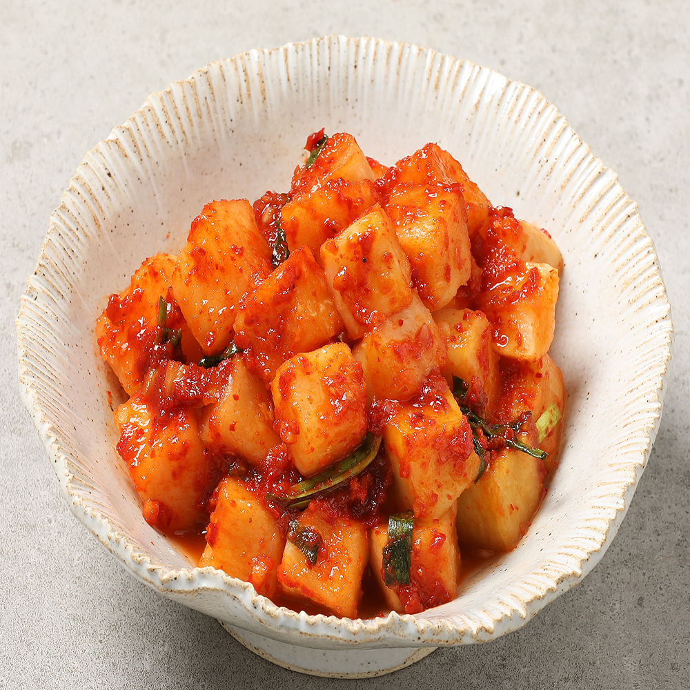 전주찬방 유기농 깍두기 대용량 깍두기 맛있는 깍두기 건강식품